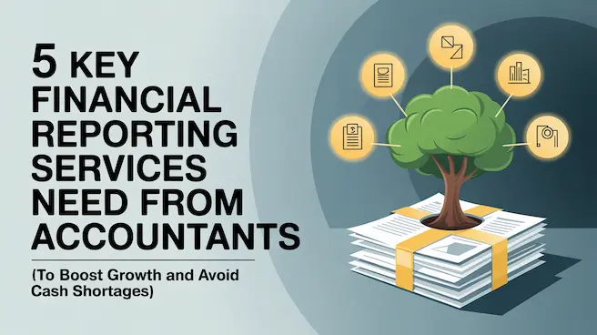 5 Key Financial Reporting Services CEOs Need from Accountants to Boost Growth and Avoid Cash Shortages 5 Key Financial Reporting Services CEOs Need from Accountants to Boost Growth and Avoid Cash Shortages