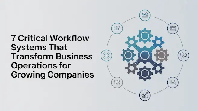 7 Critical Workflow Systems That Transform Business Operations for Growing Companies 7 Critical Workflow Systems That Transform Business Operations for Growing Companies